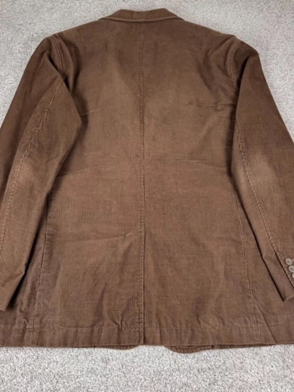 Vintage J Crew Cord Blazer Men's XL Brown Corduroy Sport Coat Jacket 65760